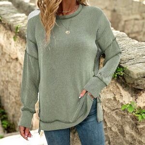 NWT Ribbed Oversized Top